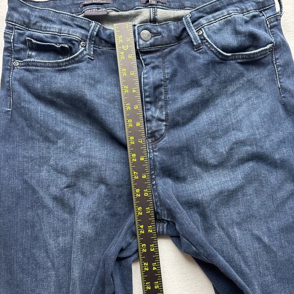 NYDJ Silhouette Womens Size 14 Jeans Slim Bootcut Lift Tuck Technology Dark Wash - Picture 8 of 14